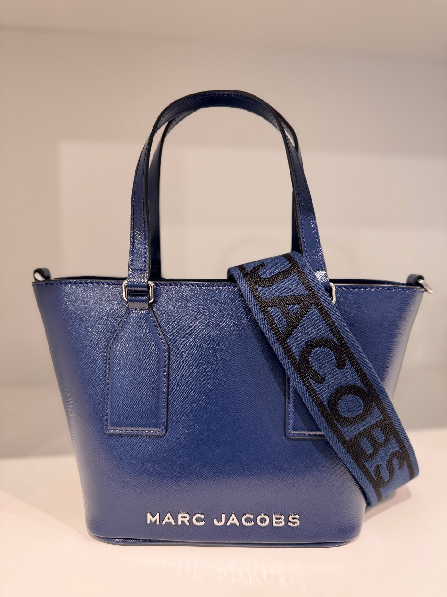 Marc Jacobs Trademark Tote Logo Blue