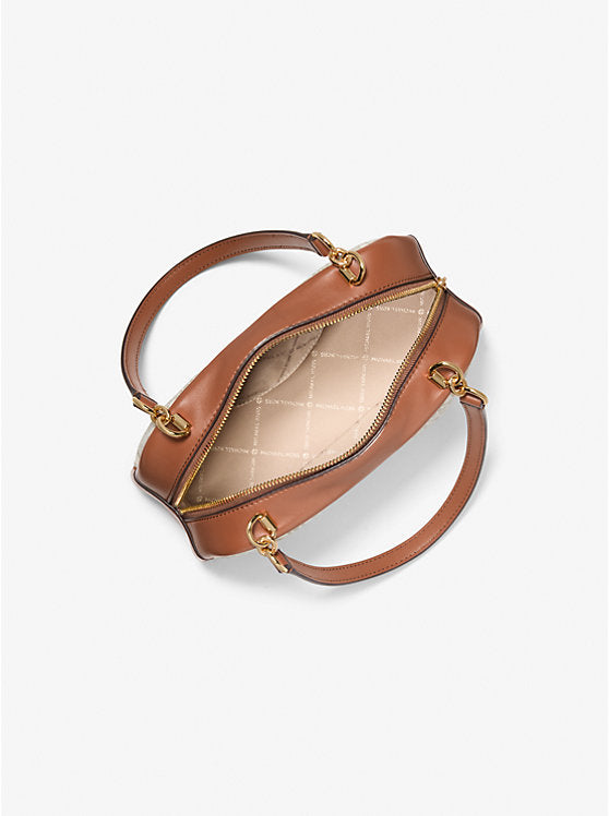 Michael Kors Cecily Small Shoulder Bag Vanilla Signature