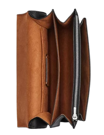 COACH MINI KLARE CROSSBODY BAG WITH BOW PRINT BLACK MULTI (CAA98)