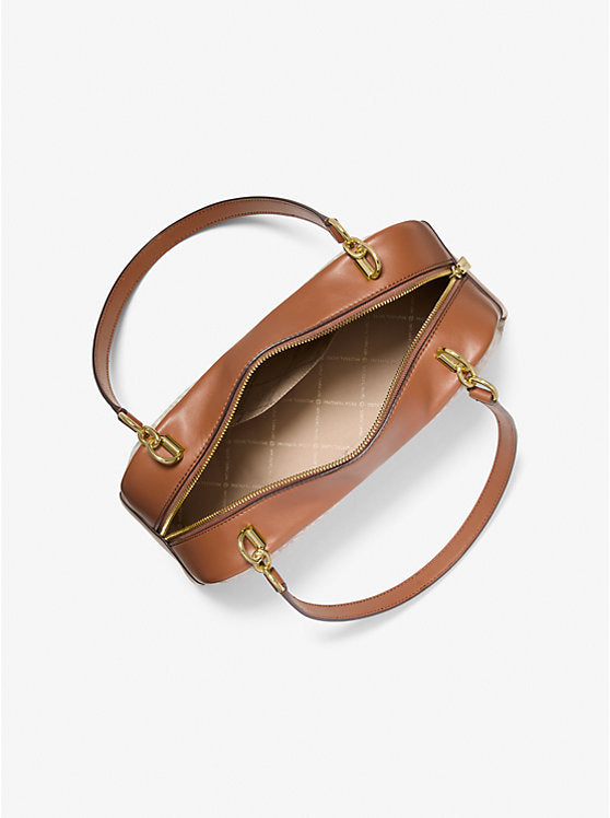 MICHAEL KORS Cecily Medium Shoulder Bag Vanilla Signature