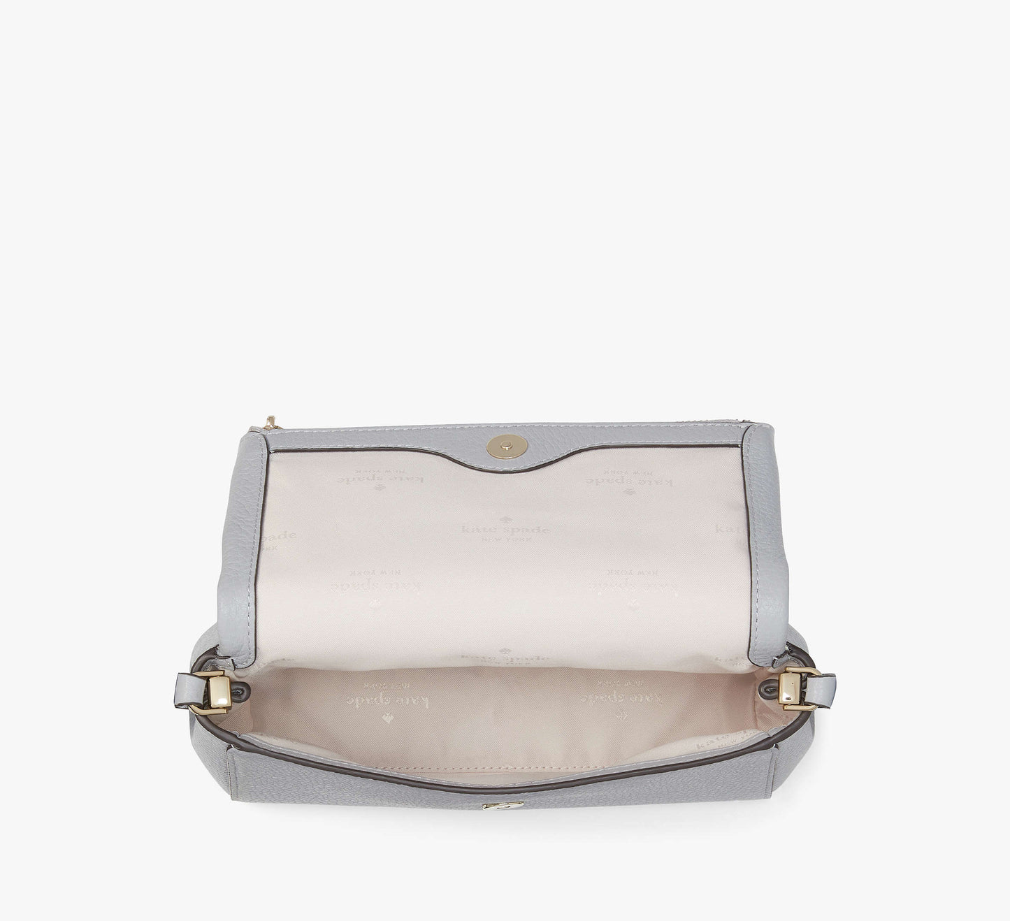 Kate Spade Leila Mini Crossbody Mountain Grey