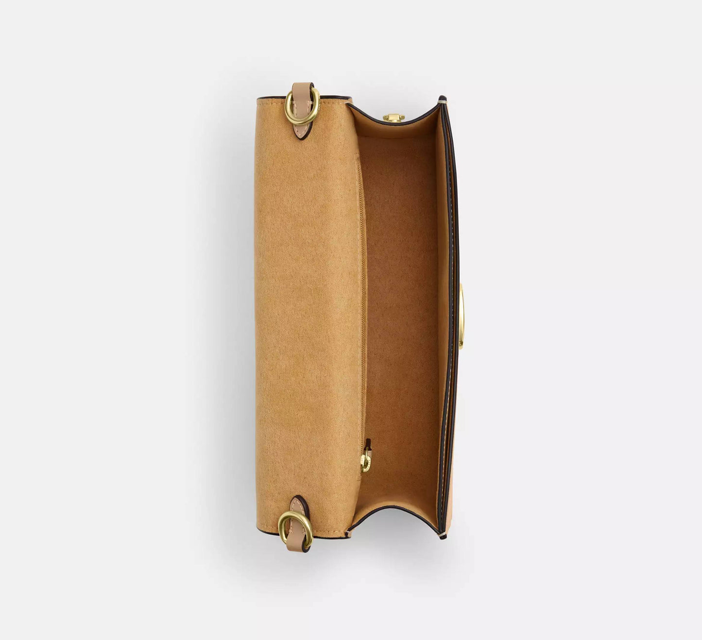 COACH ELIZA FLAP CROSSBODY TAN (CT851)