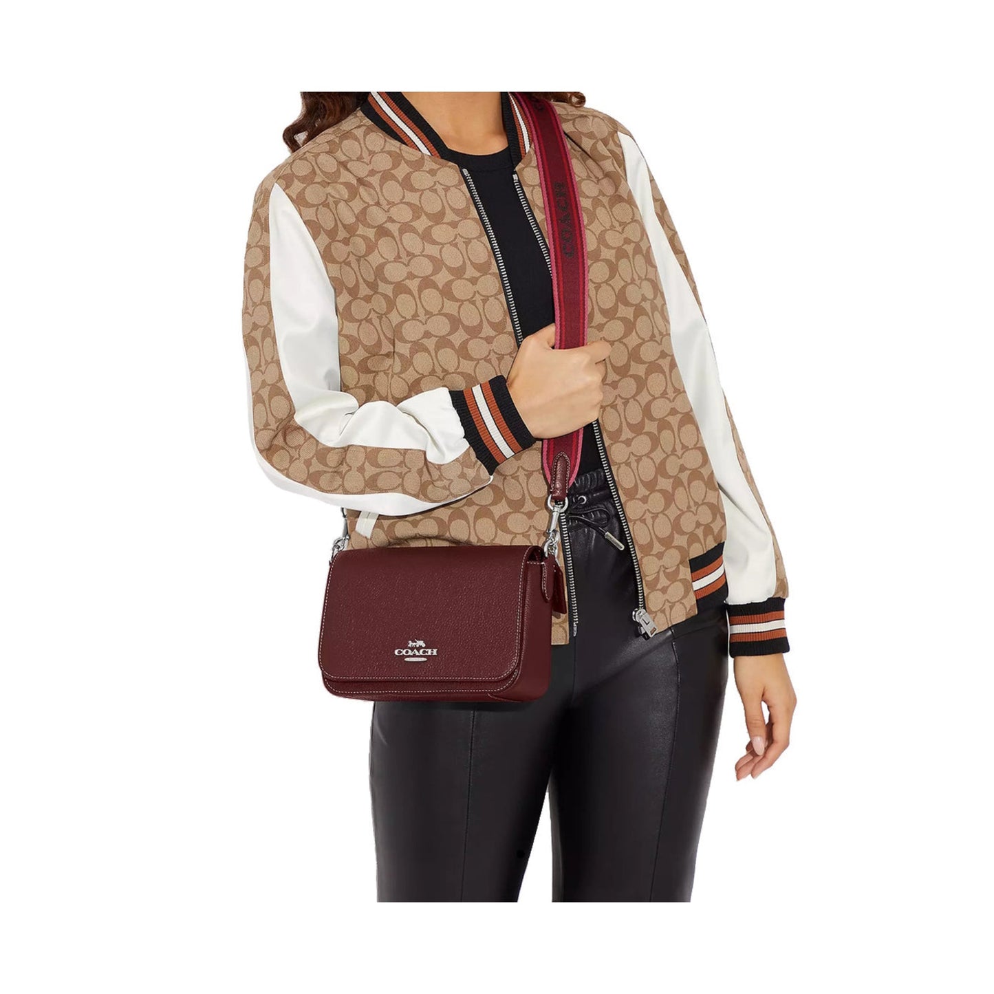 Coach Logan Messenger Bag in Wine