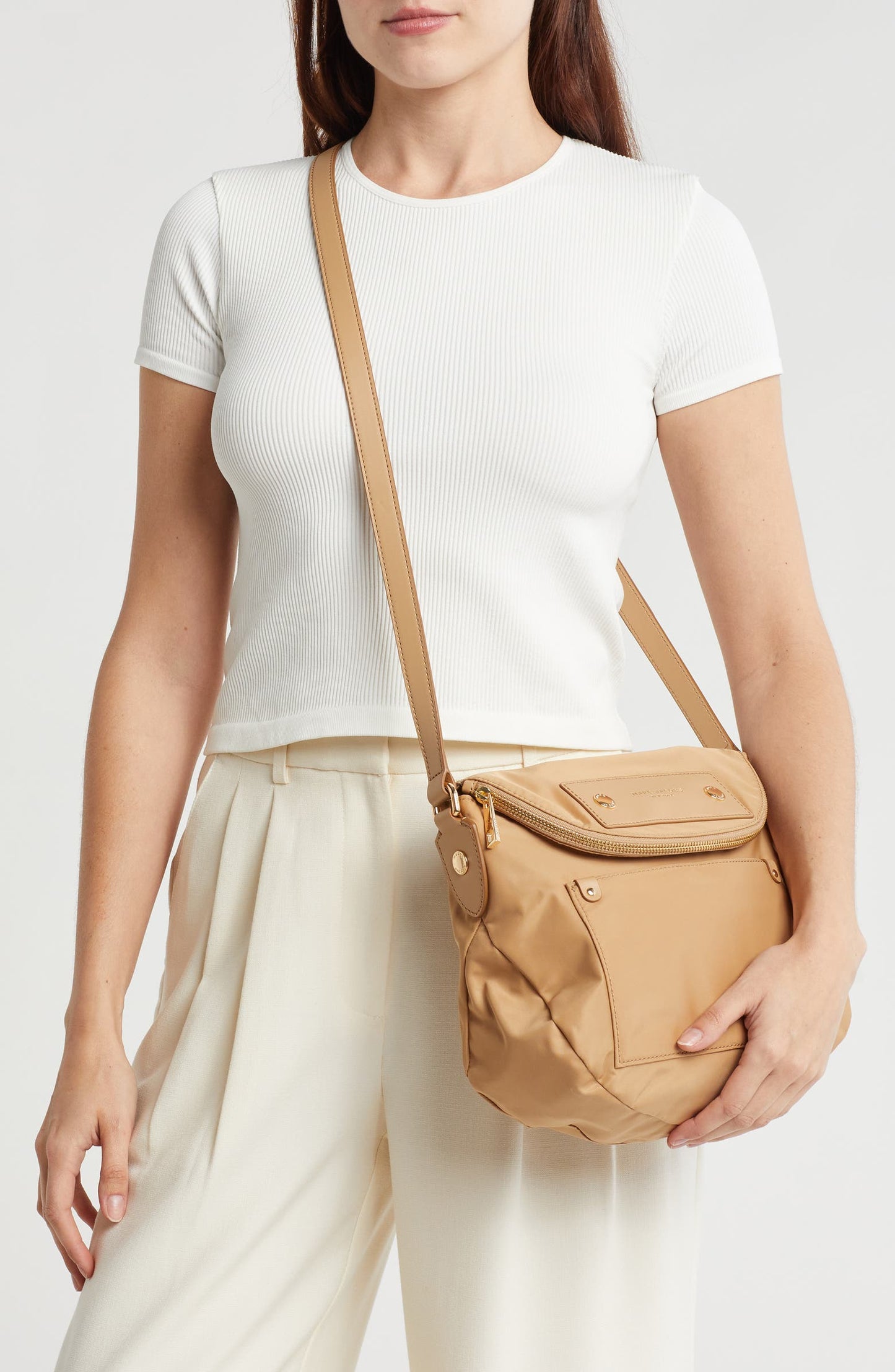 Marc Jacobs Preppy Nylon Messenger Bag COFFEE
