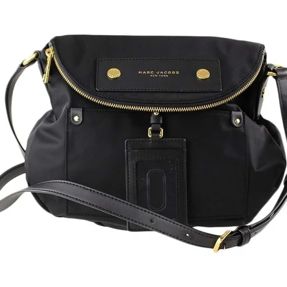 Marc Jacobs Preppy Nylon Messenger Bag black