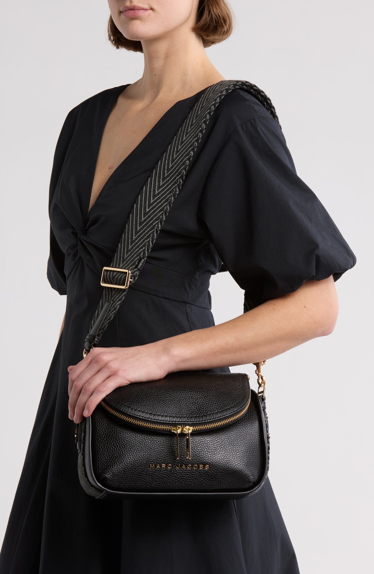 Marc Jacobs Groove Messenger Black Webbing