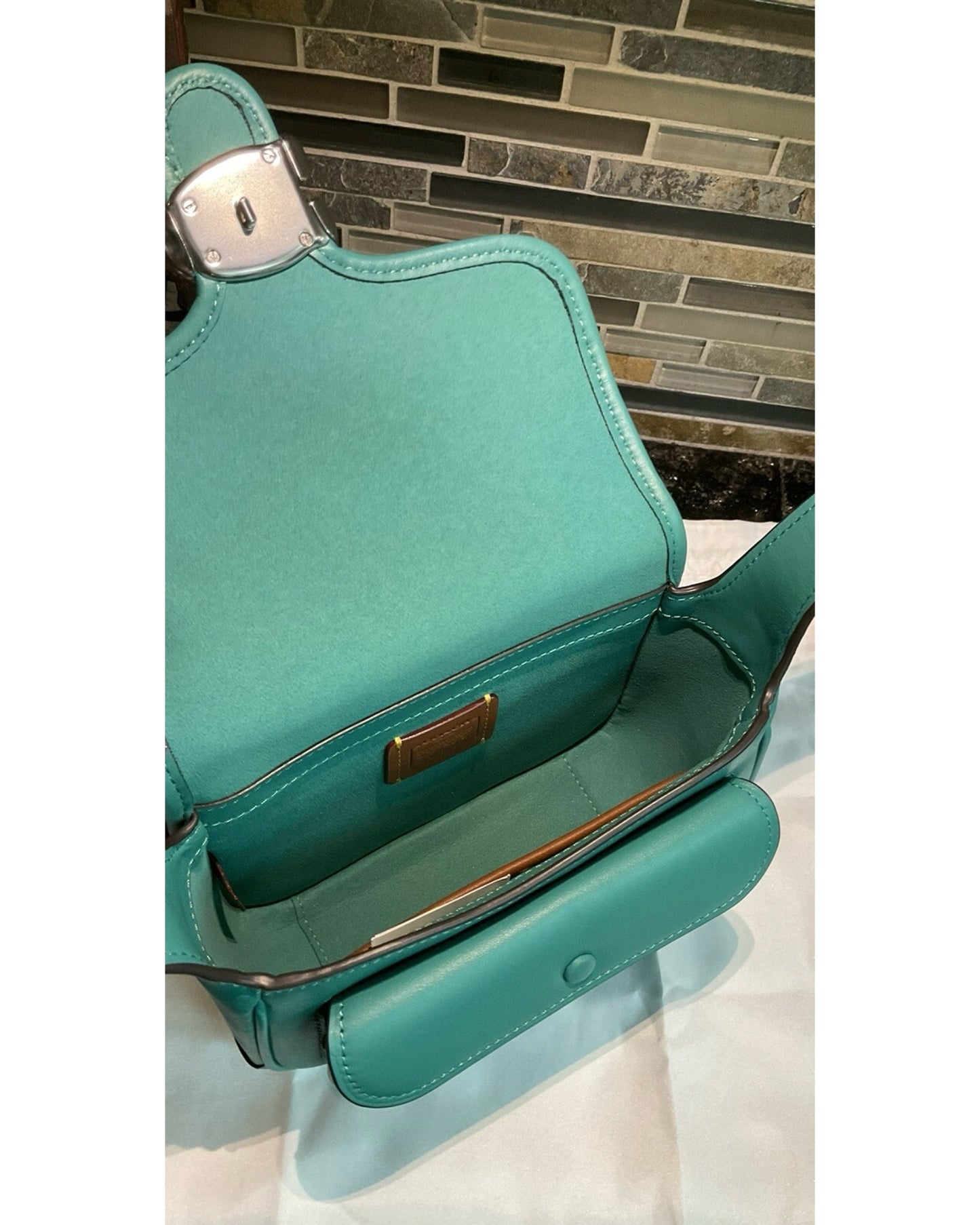 Coach Tabby Messenger 19 Green (Boutique)
