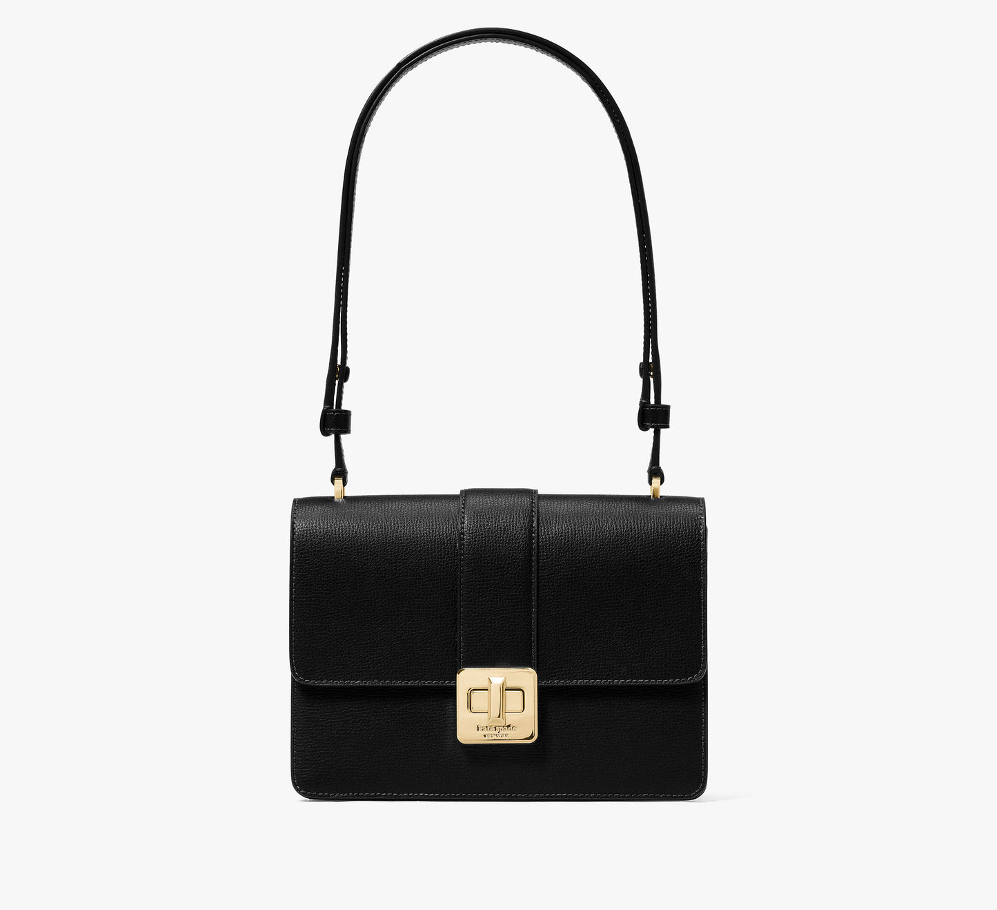 Kate Spade Phoebe Turnlock Shoulder Bag BLACK