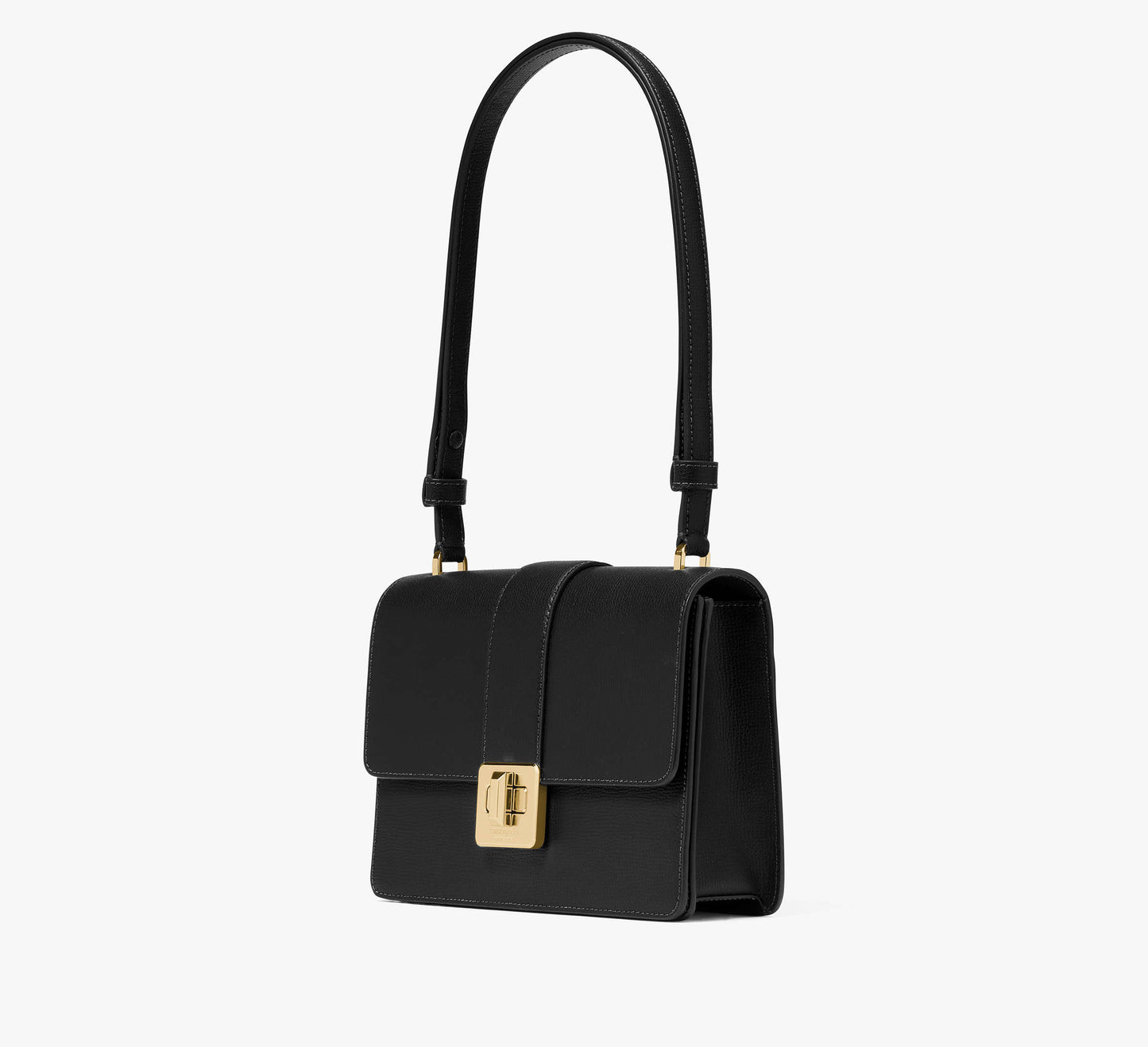 Kate Spade Phoebe Turnlock Shoulder Bag BLACK