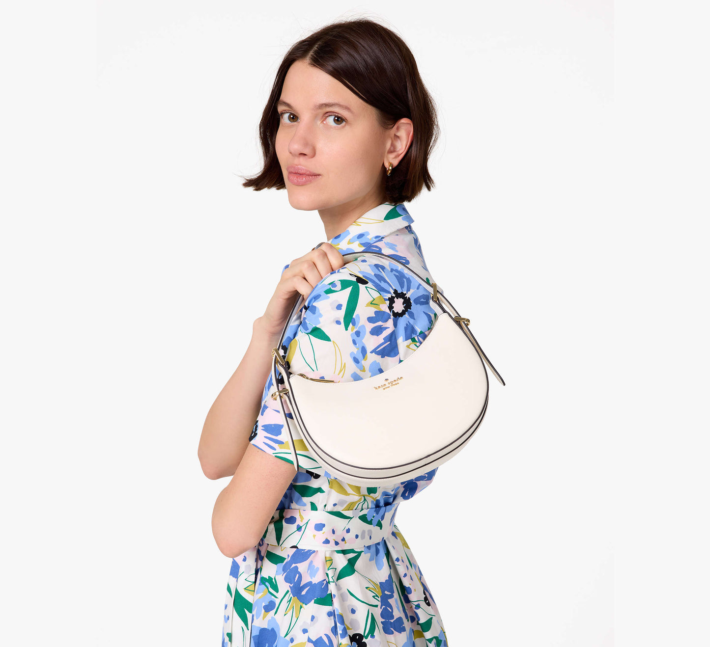 Kate Spade Nova Crescent Shoulder Bag Meringue