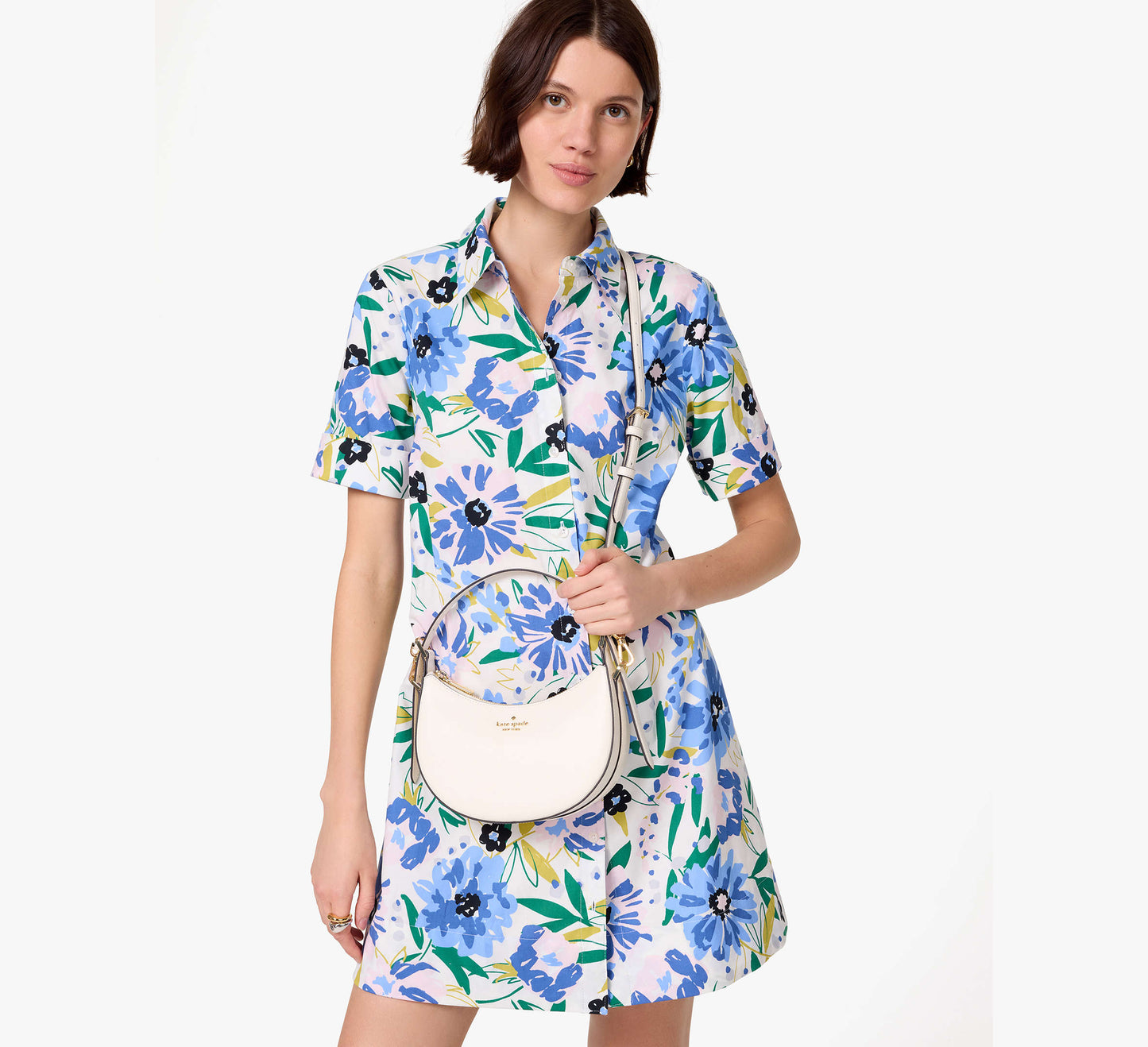 Kate Spade Nova Crescent Shoulder Bag Meringue