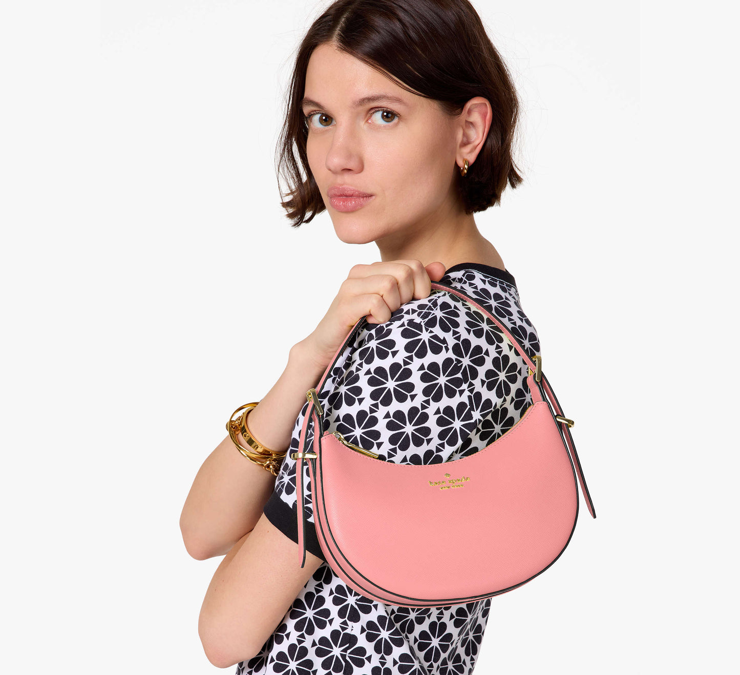 Kate Spade Nova Crescent Shoulder Bag Terracotta Tile
