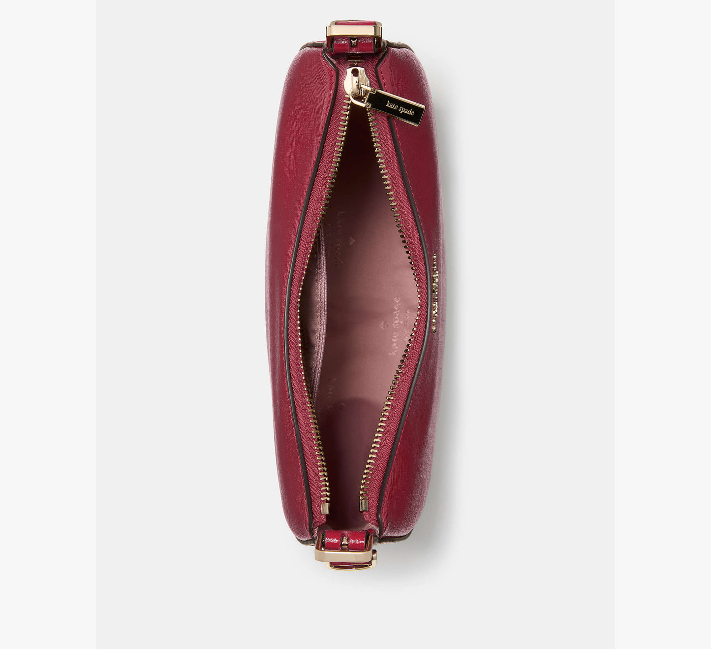 Kate Spade Nova Crescent Shoulder Bag Red Jam