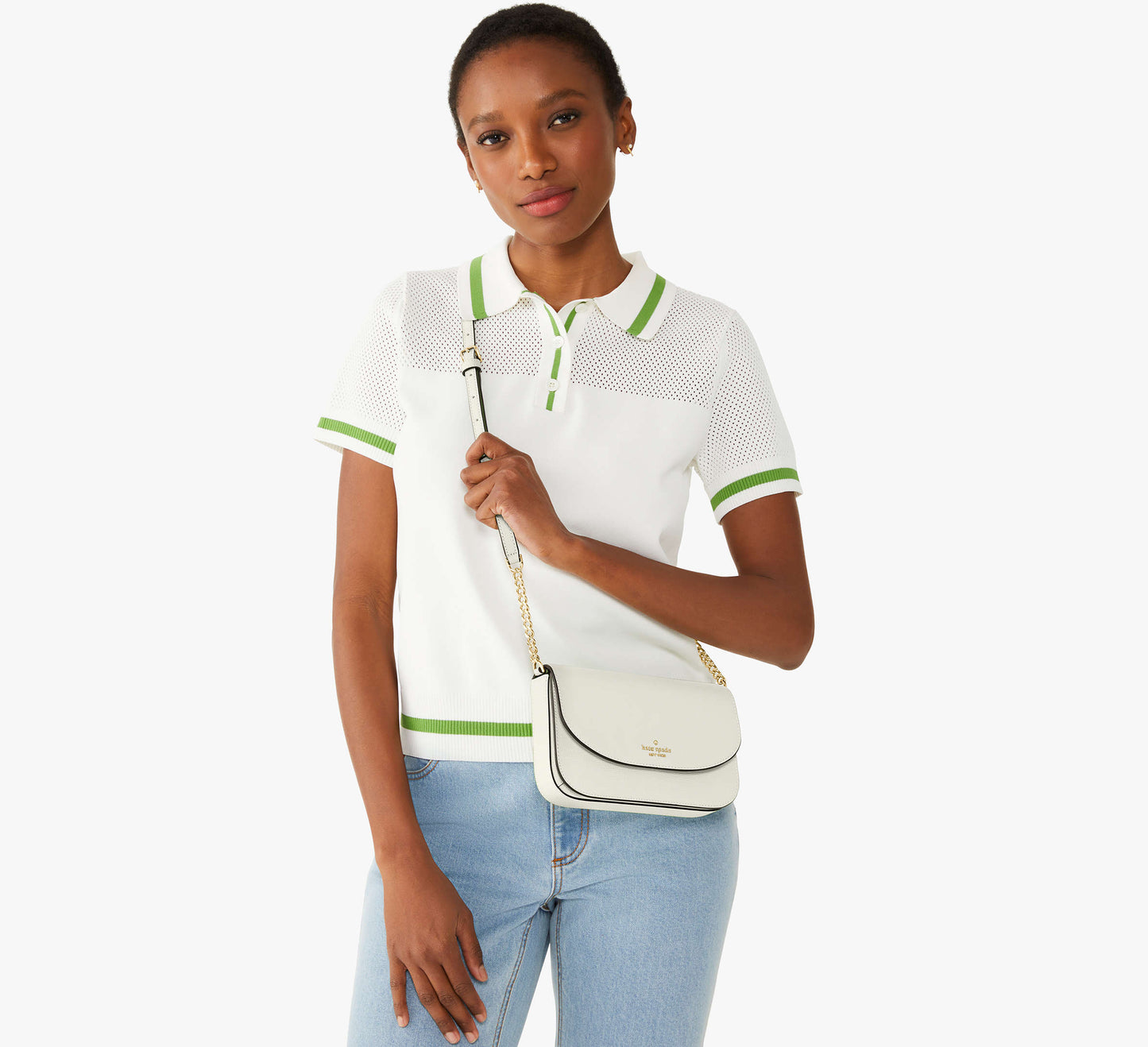 Kate Spade Kristi Crossbody Sage Bundle
