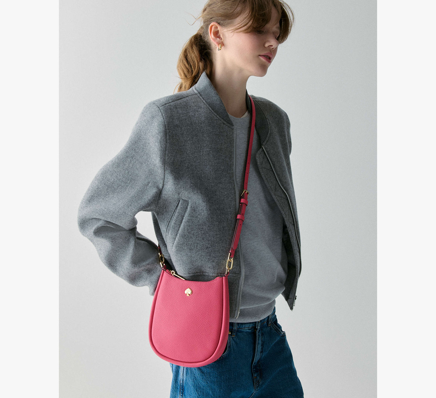 Kate Spade Kayla Small Swingpack Crossbody Rose Oil