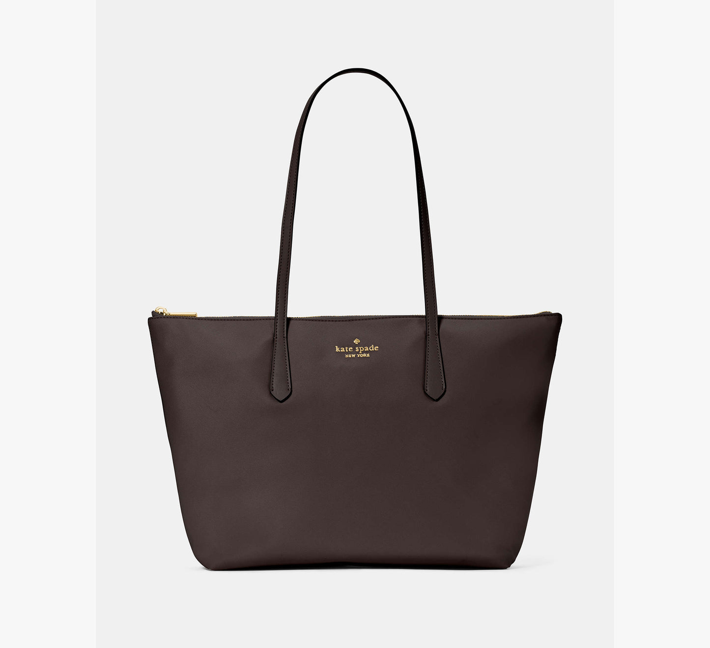 Kate Spade Kitt Nylon Medium Tote Hot Fudge