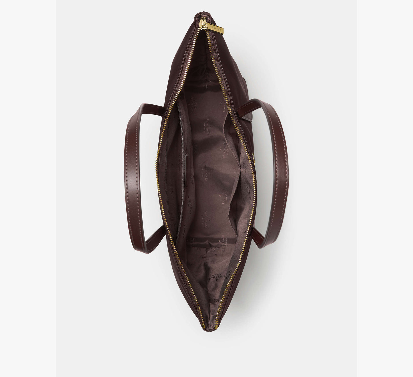 Kate Spade Kitt Nylon Medium Tote Hot Fudge