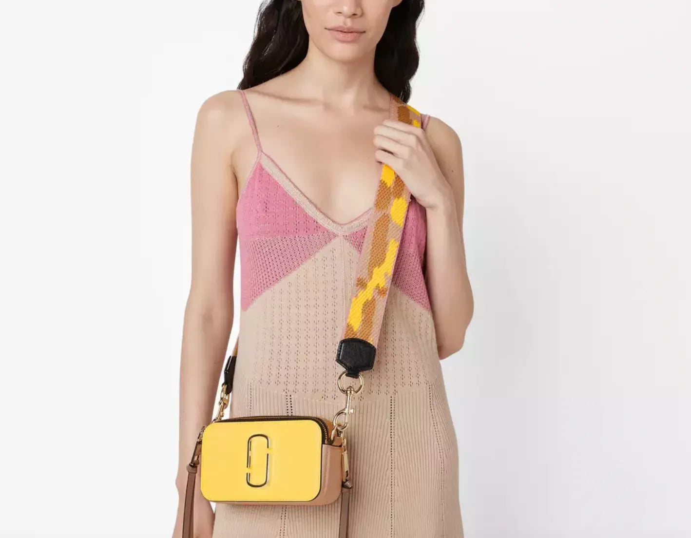 Marc Jacobs Snapshot Yellow Cream Multi