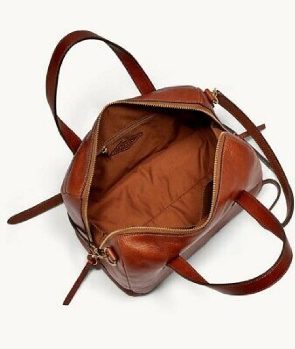 Fossil Sydney Satchel Brown
