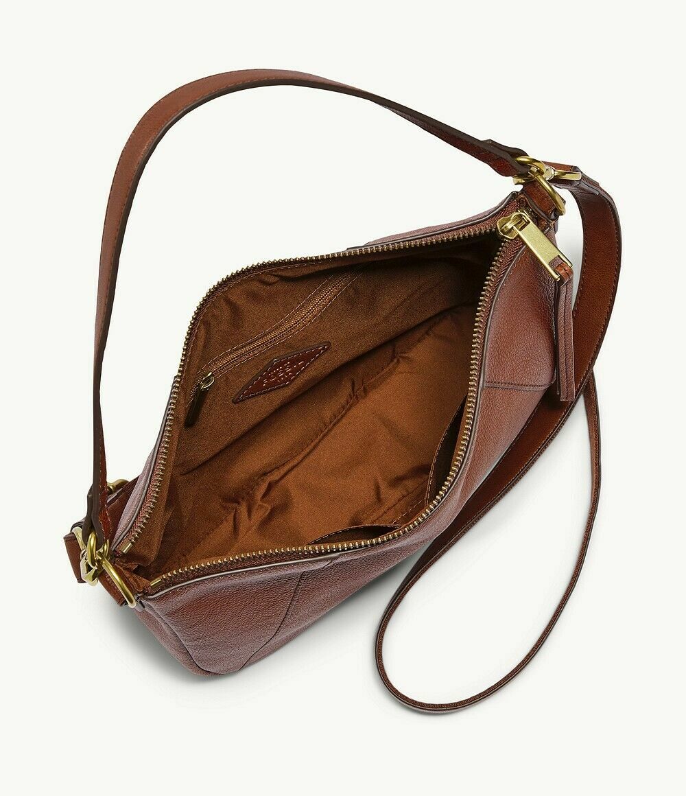 Fossil Skylar Crossbody Brown Stock Msia