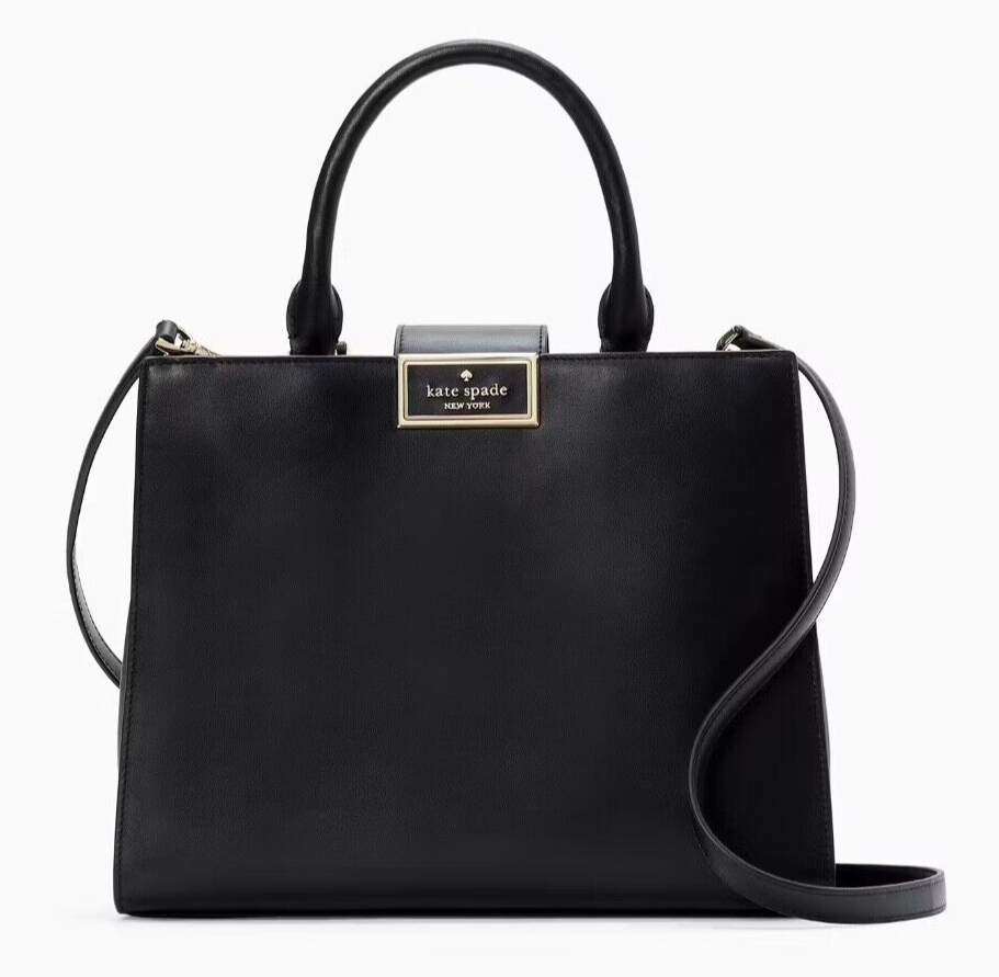Kate Spade Reegan Medium Smooth Leather Black CLEARANCE (AS IS)