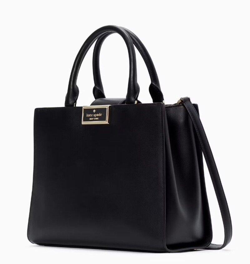 Kate Spade Reegan Medium Smooth Leather Black CLEARANCE (AS IS)