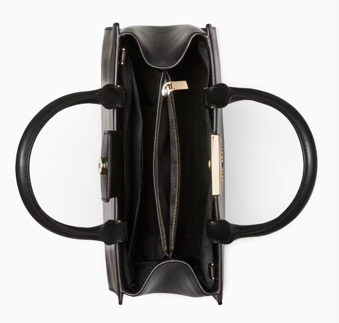 Kate Spade Reegan Medium Smooth Leather Black CLEARANCE (AS IS)