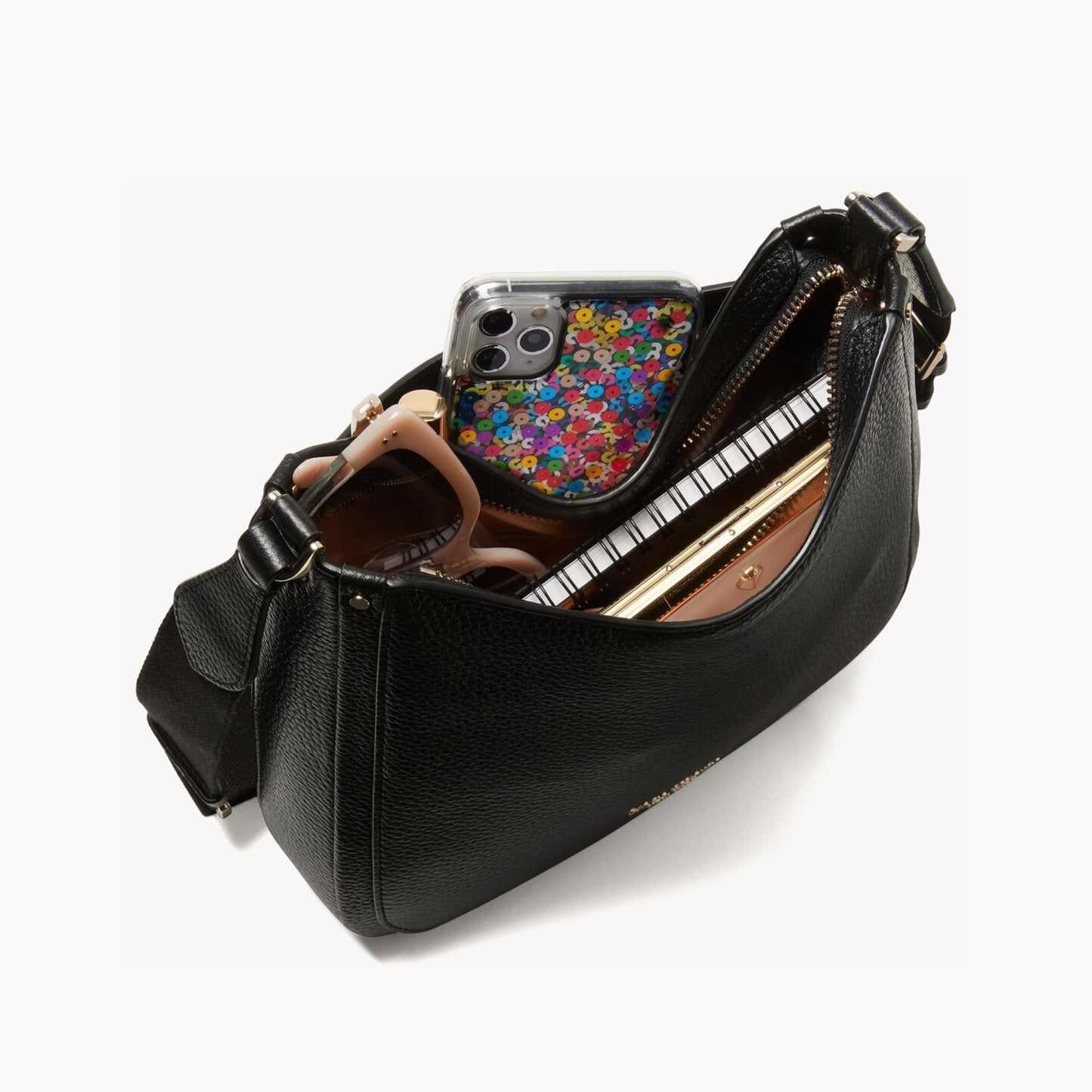 Kate Spade Roulette Large Messenger Black (Boutique)