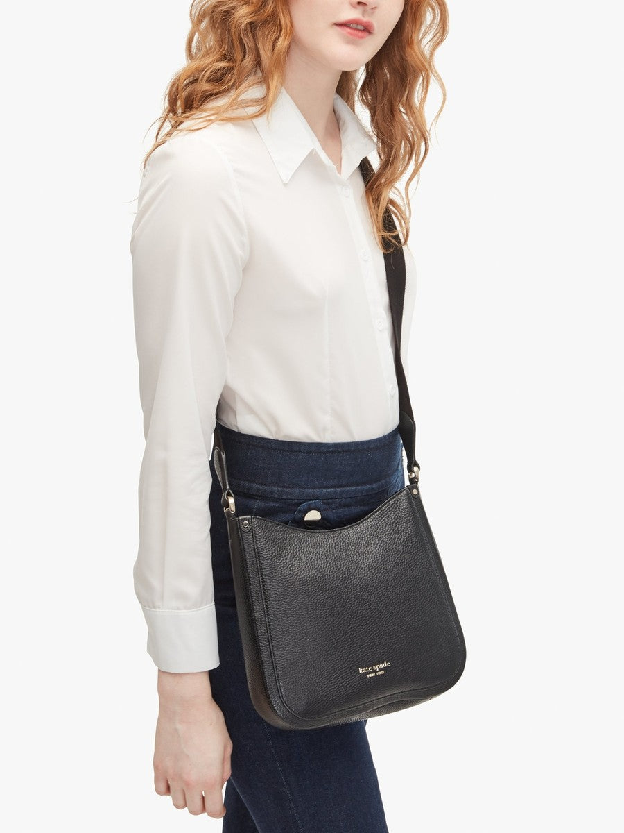 Kate Spade Roulette Large Messenger Black (Boutique)
