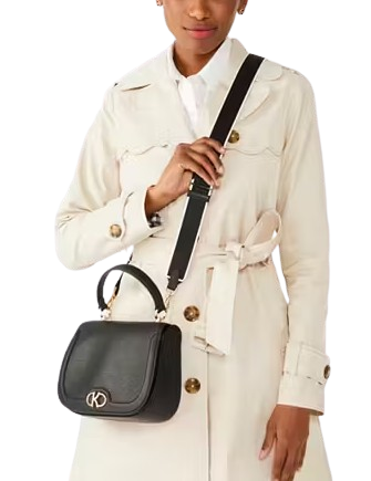Kate Spade KYLA TOP HANDLE SADDLE BAG Black
