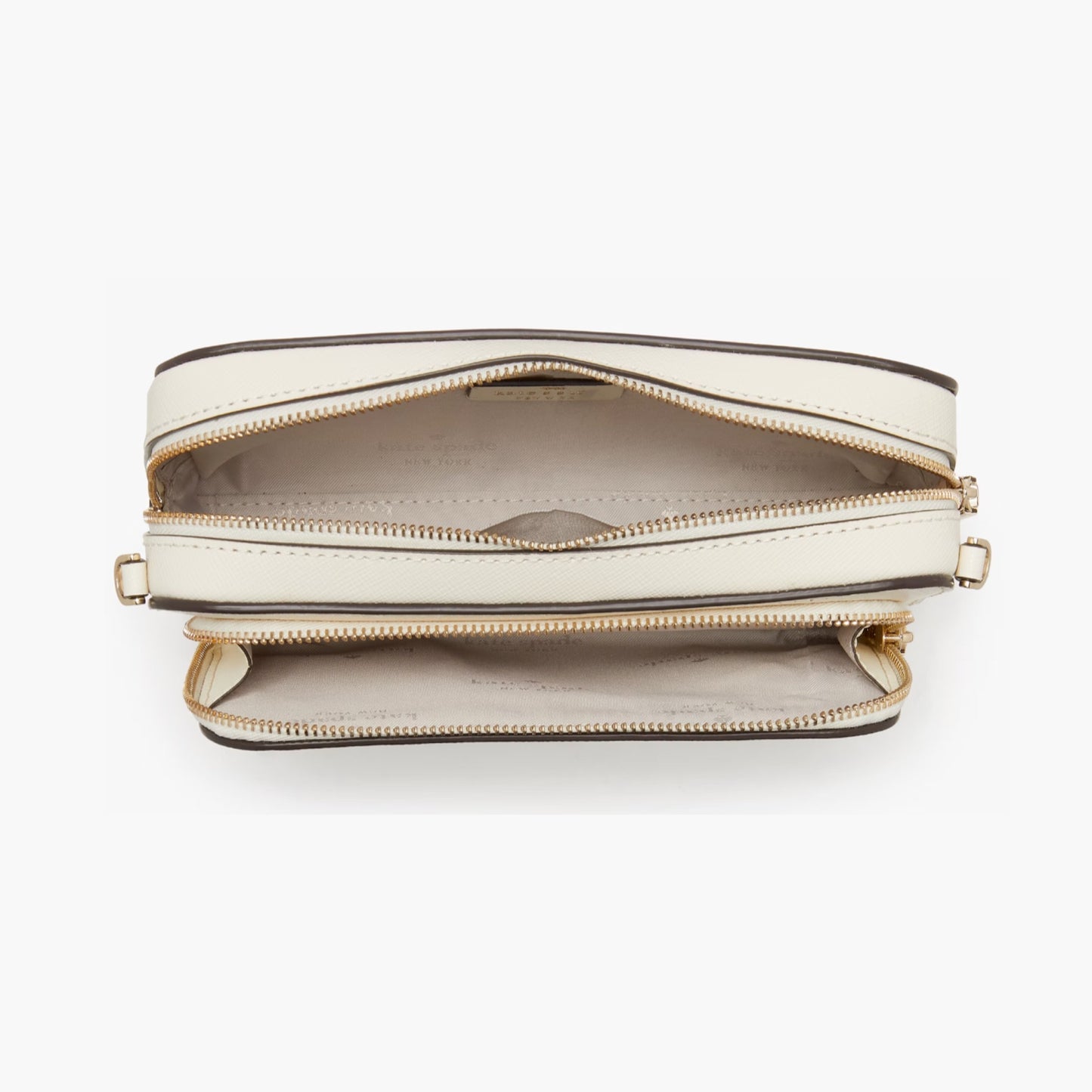 Kate Spade Stacie Dual Zip Crossbody Meringue