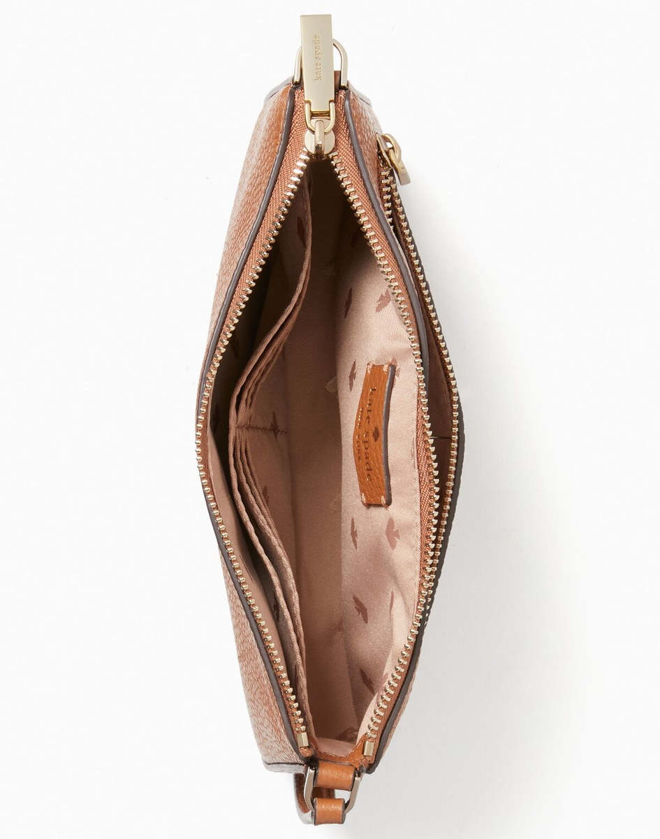 Kate Spade Leila Convertible Wristlet Brown