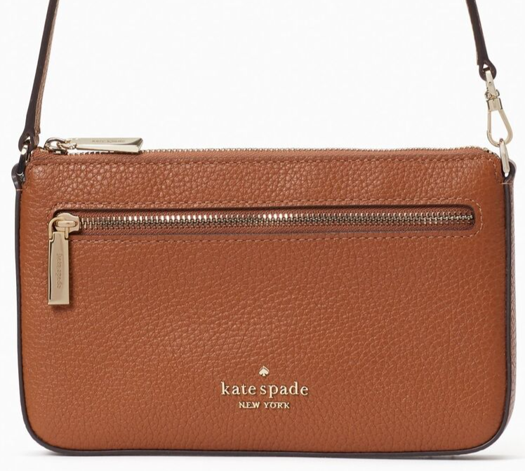 Kate Spade Leila Convertible Wristlet Brown