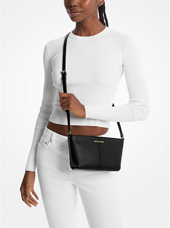 Michael Kors JET SET SMALL CROSSBODY BAG (35F4GTVC5L) BLACK NOIR