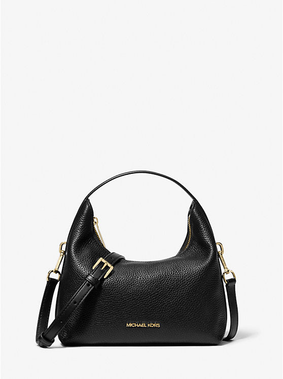 Michael Kors EMBER SMALL MESSENGER BAG (35F4G7YM1L) BLACK/GOLD