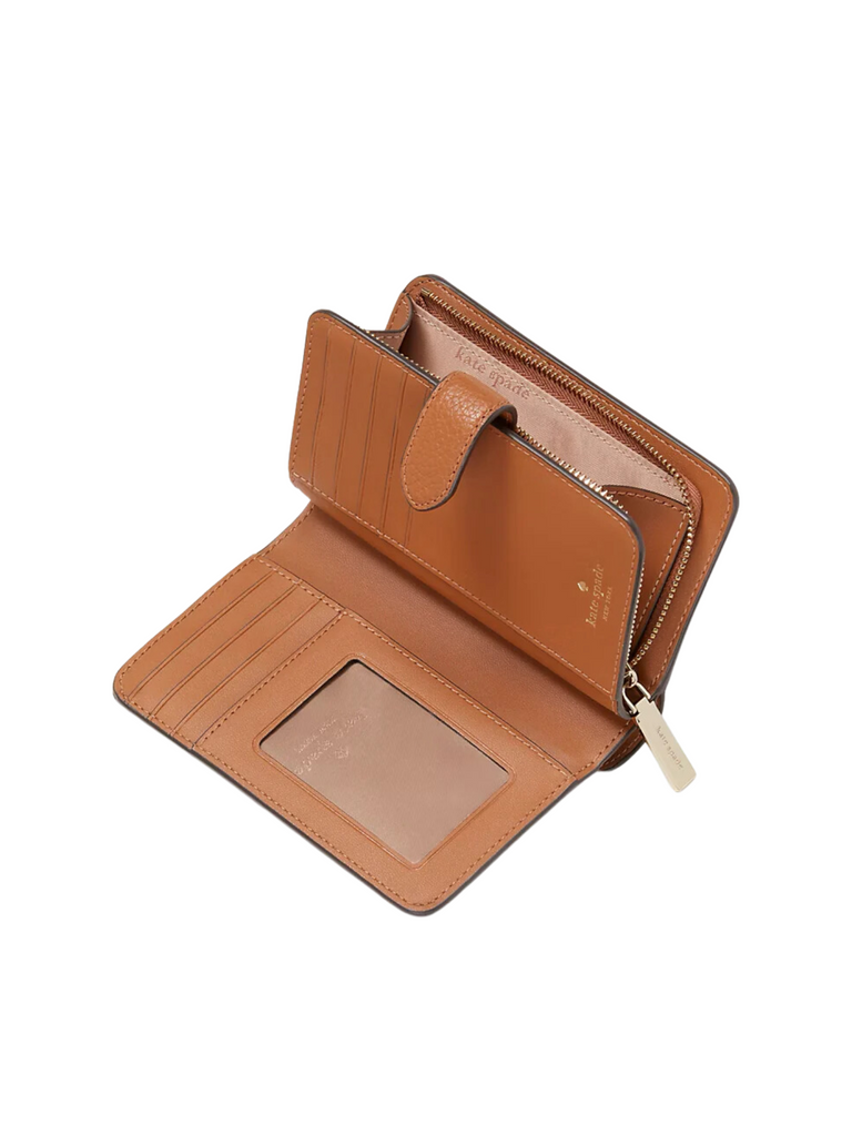 KATE SPADE LENA MEDIUM BIFOLD WALLET Warm Ginger