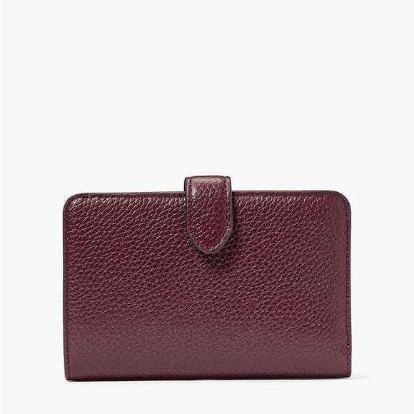 KATE SPADE LENA MEDIUM BIFOLD WALLET Cherrywood