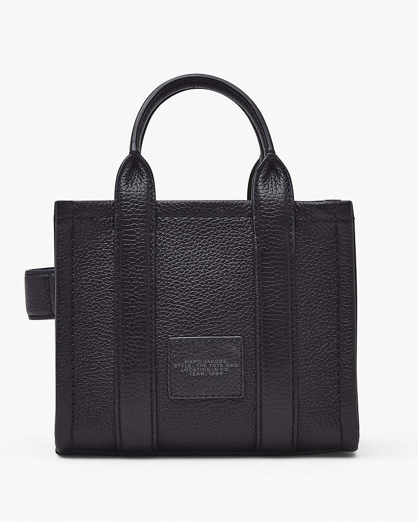 Marc Jacobs THE LEATHER
CROSSBODY TOTE BAG BLACK