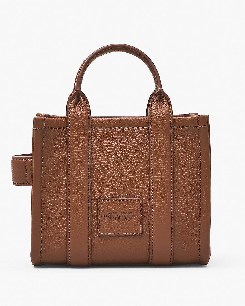 Marc Jacobs THE LEATHER CROSSBODY TOTE BAG ARGAN OIL
