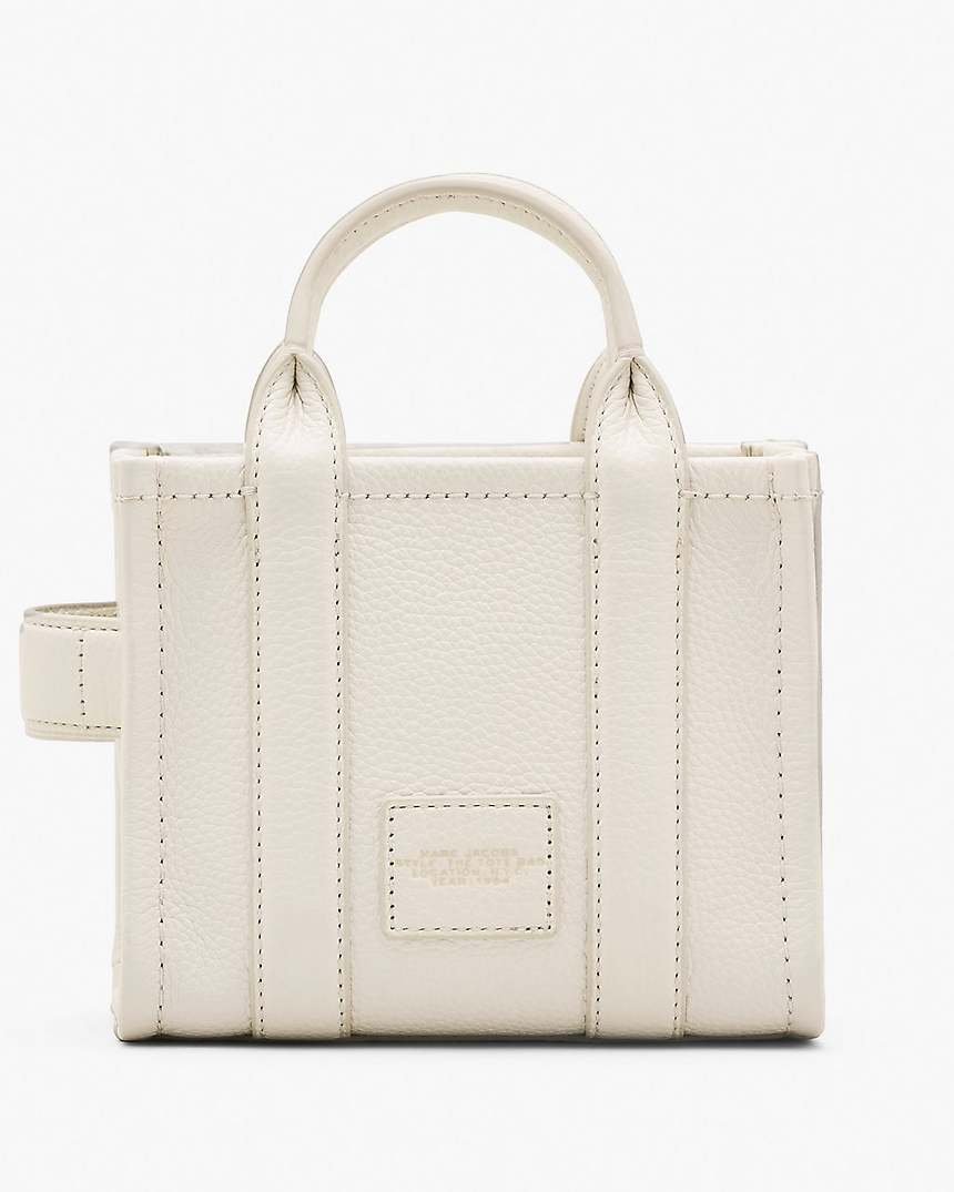 Marc Jacobs THE LEATHER CROSSBODY TOTE BAG COTTON