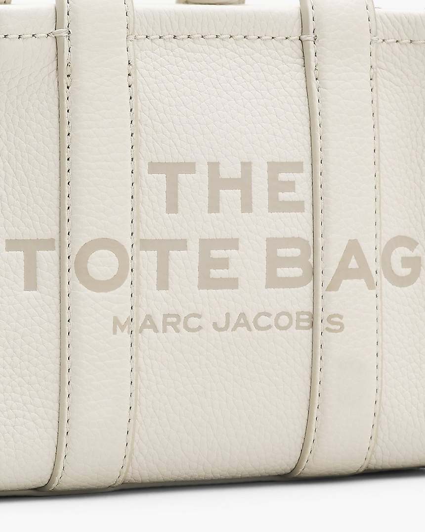 Marc Jacobs THE LEATHER CROSSBODY TOTE BAG COTTON
