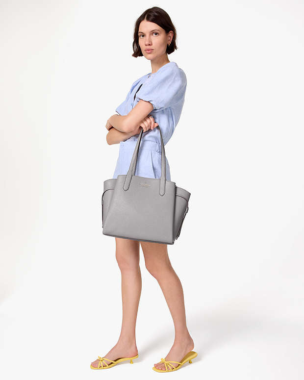 Kate Spade Dumpling Medium Tote mountain grey