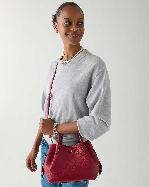 Kate Spade Dumpling Small Red Jam