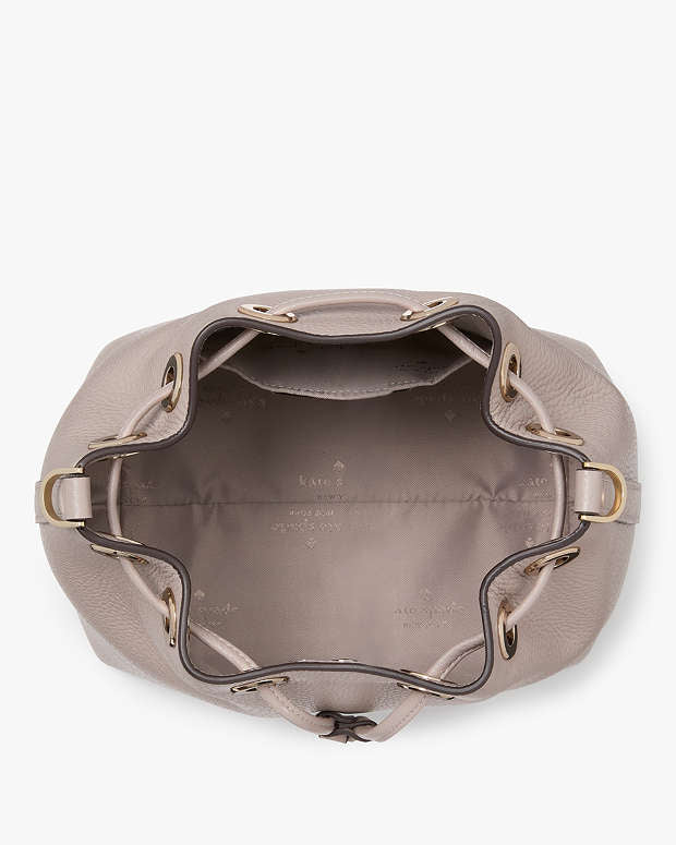 Kate Spade Emma Small Bucket Bag Cozy Grey