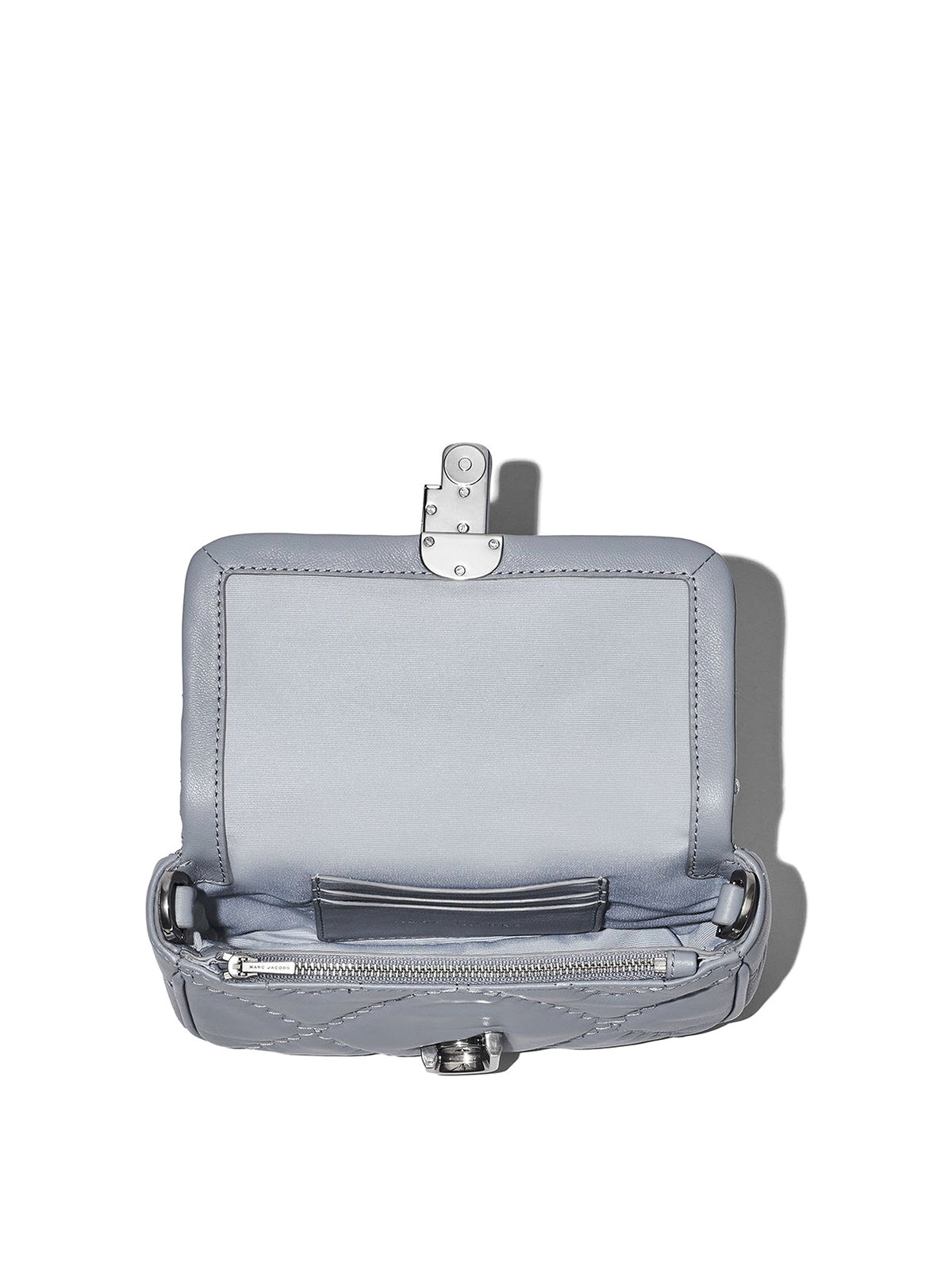 MARC JACOBS J Marc quilted leather small crossbody bag Grey