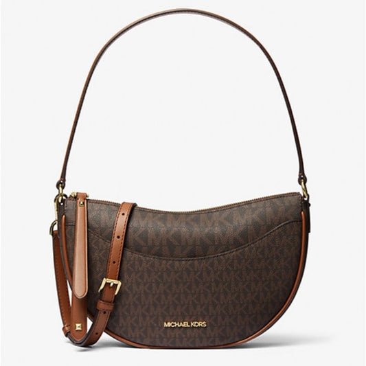 Michael Kors Dover Medium Brown Signature