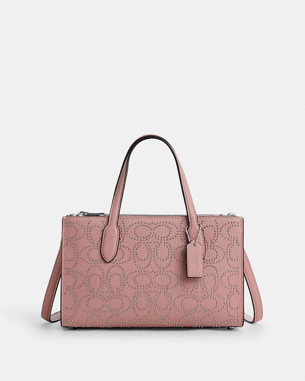 Nina Small Tote Bag With Signature Rivets