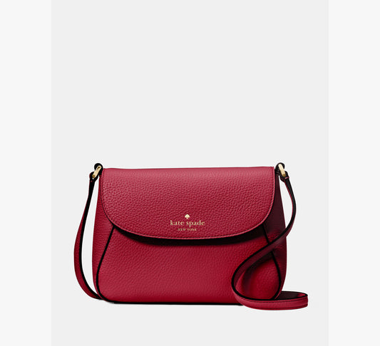 Kate Spade Monica Small Flap Crossbody Red Jam