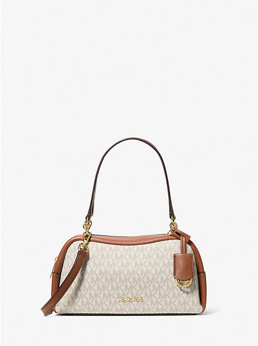 Michael Kors Cecily Small Shoulder Bag Vanilla Signature