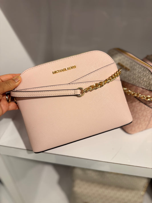 MICHAEL KORS Medium Dome Crossbody Bag Powder Pink